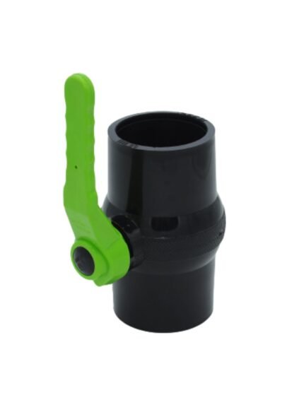 PVC Value - Metro Gold Ball Value (MS Handle One Side Plain One Side Thread)