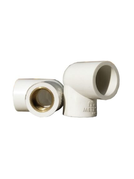 Metro UPVC Plain - RED. ELBOW (BRASS)